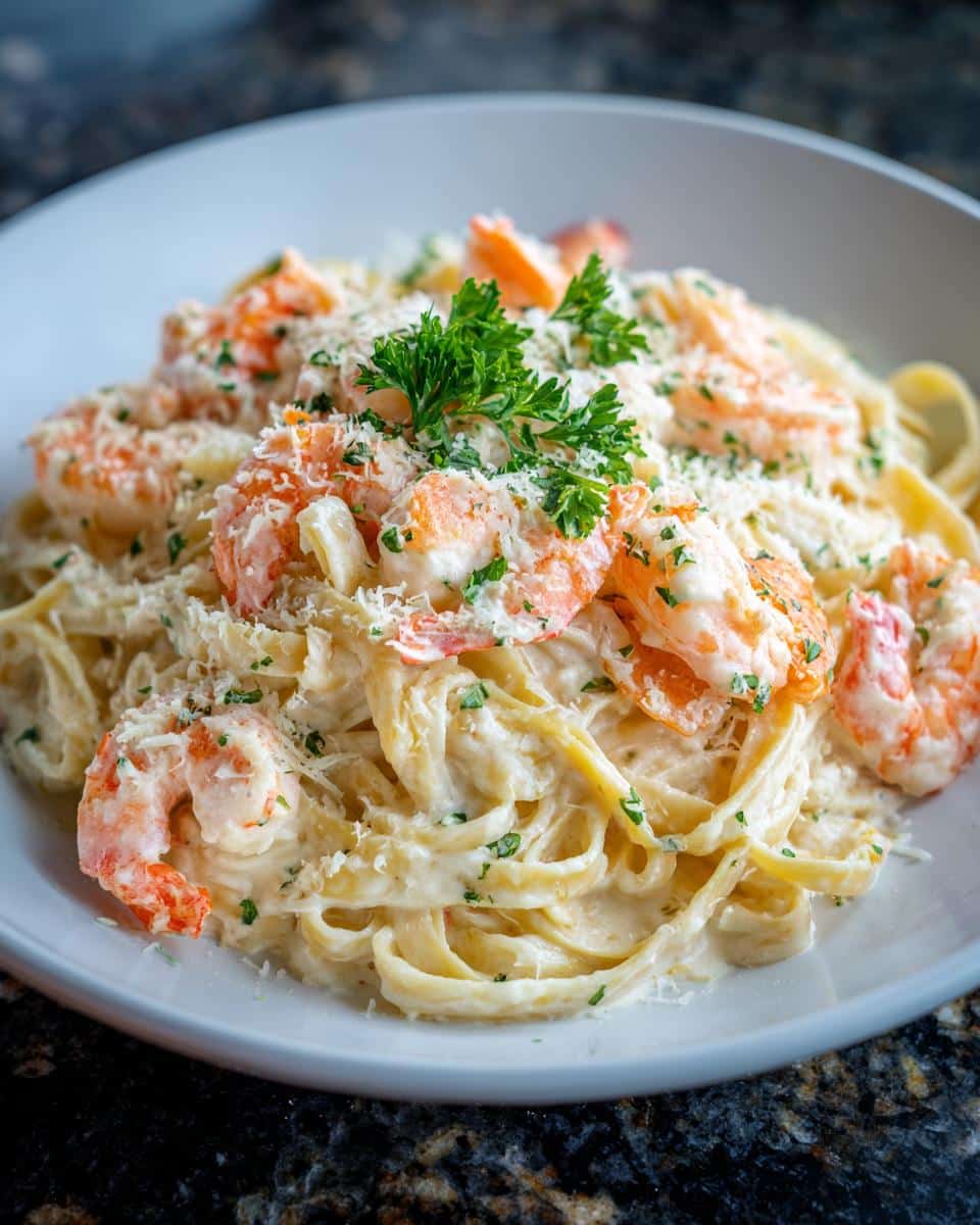 Shrimp and Carrot Creamy Tagliatelle - detail 2