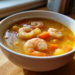 Shrimp and Carrot Ginger Soup