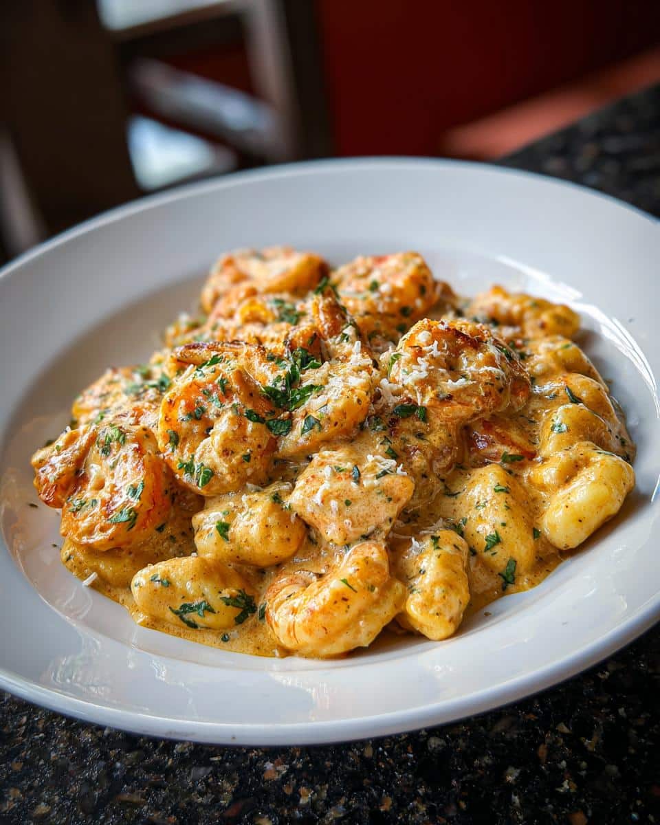 Shrimp and Creamy Cajun Gnocchi - detail 2