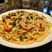 30-Minute Shrimp and Creamy Mozzarella Pasta: Irresistible Comfort