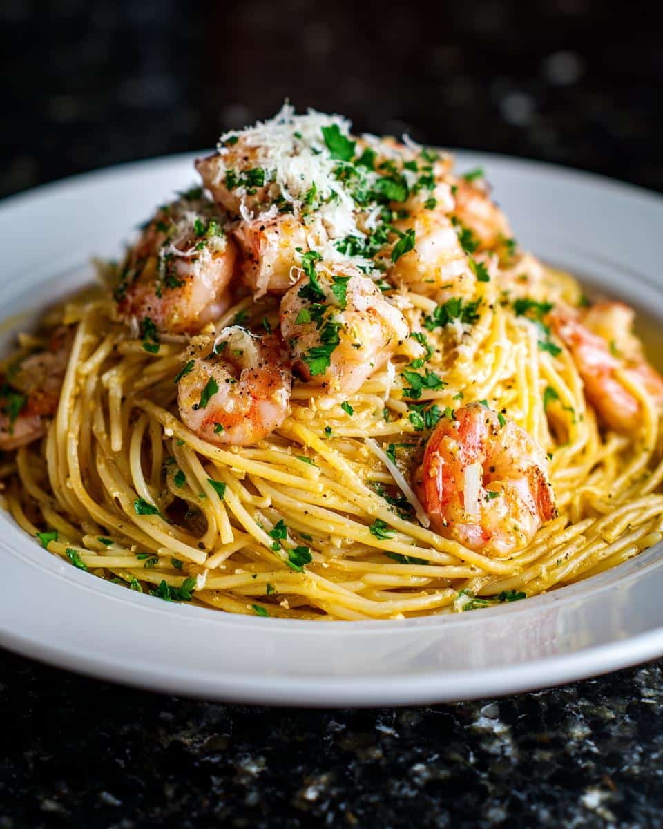 Shrimp and Garlic Butter Angel Hair - detail 4