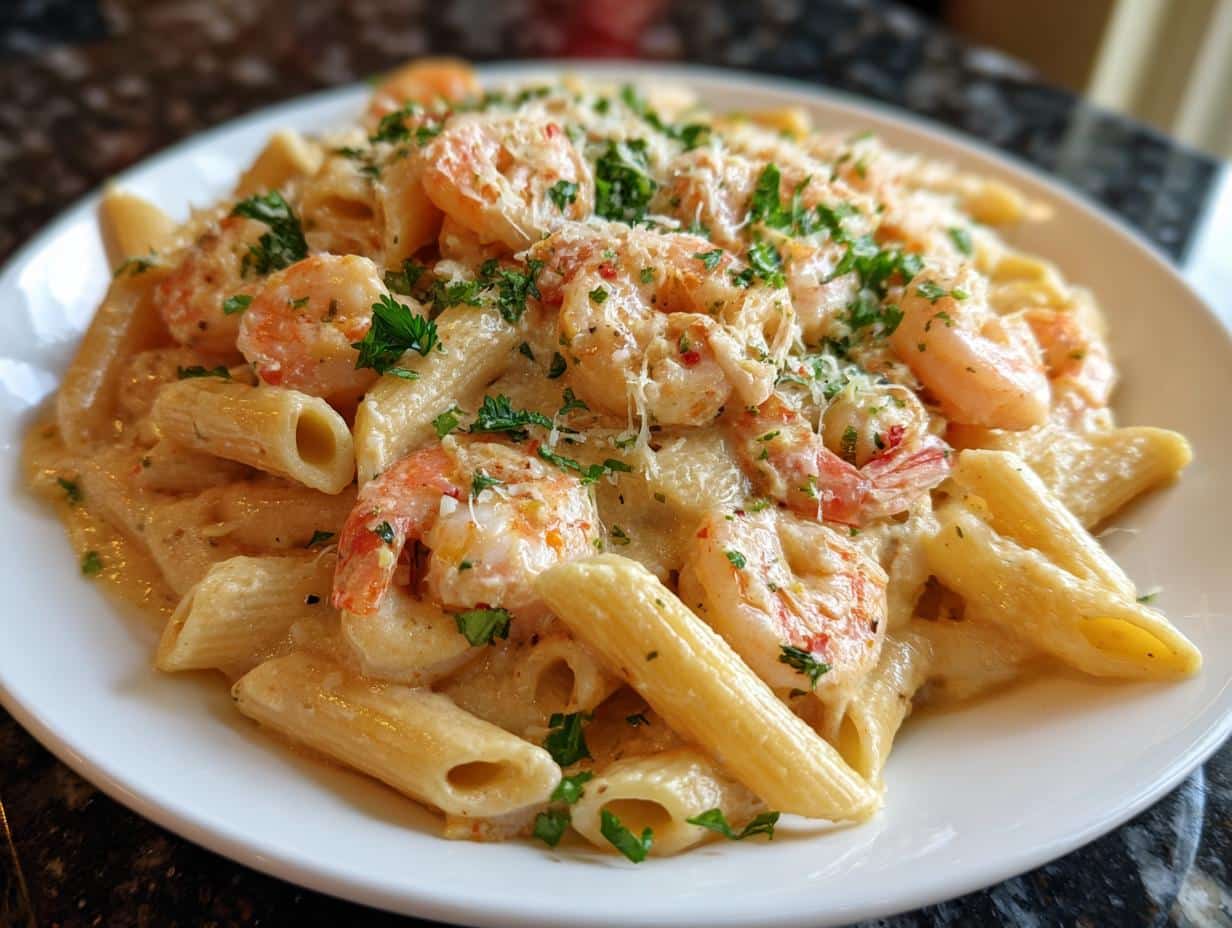 Shrimp and Lemon Cream Penne