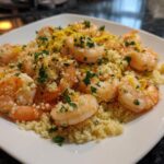 Shrimp and Lemon Garlic Couscous Pasta