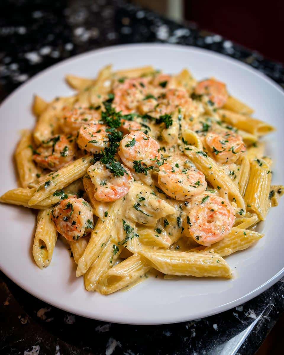 Shrimp and Lemon Ricotta Penne - detail 2