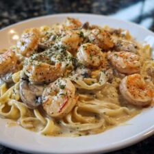 30-Minute Shrimp and Mushroom Garlic Alfredo: Irresistible Comfort