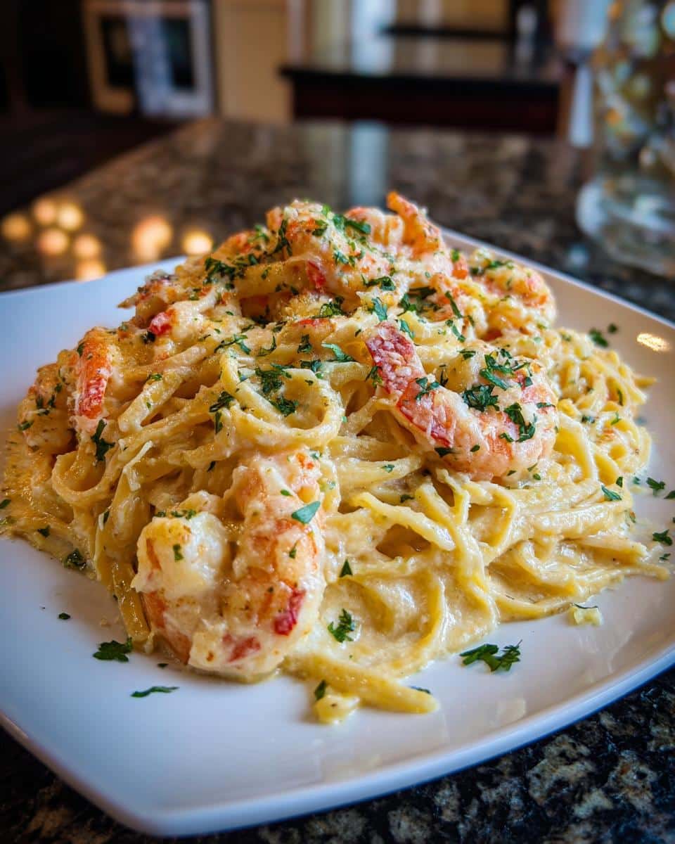 Shrimp and Parmesan Linguine Bake - detail 3