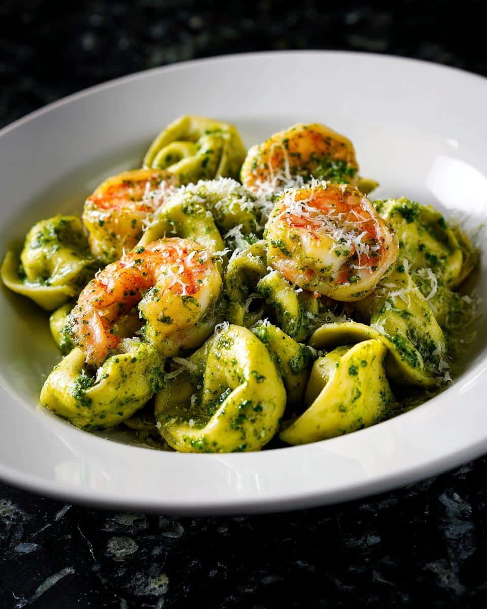 Shrimp and Pesto Tortellini - detail 1
