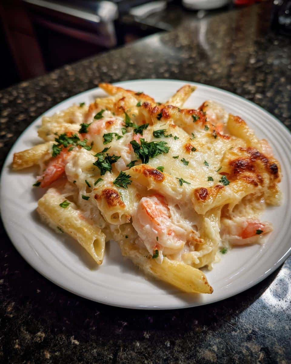 Shrimp and Roasted Garlic Alfredo Bake - detail 2