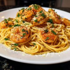 25-Minute Shrimp and Roasted Garlic Spaghetti: Irresistibly Rich!