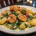 Shrimp and Spinach Creamy Gnocchi