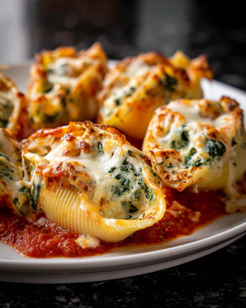 Shrimp and Spinach Ricotta Shells - detail 2