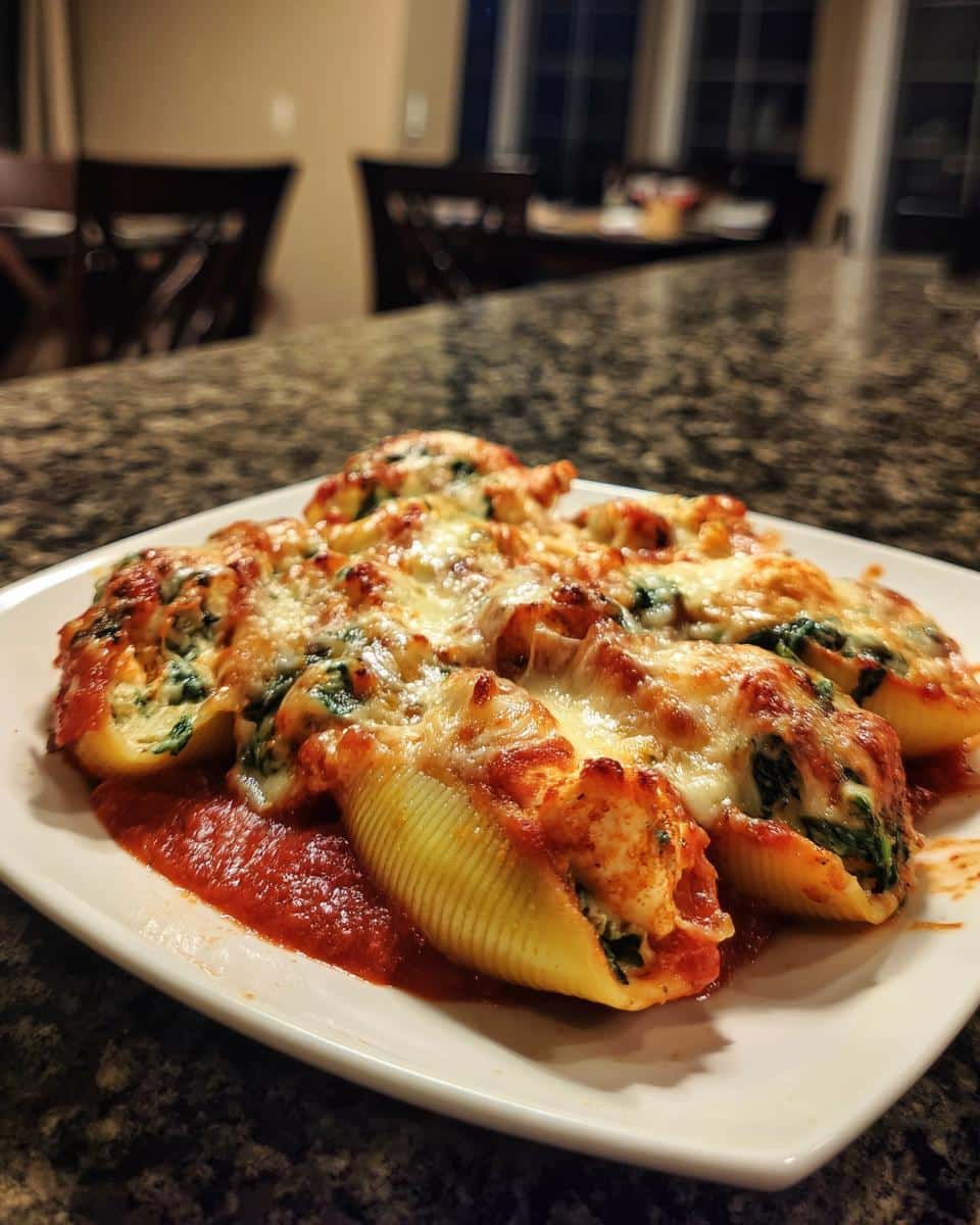 Shrimp and Spinach Ricotta Shells - detail 3