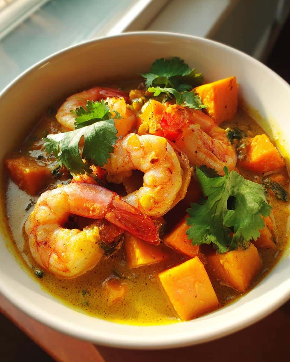 Shrimp and Sweet Potato Curry - detail 2