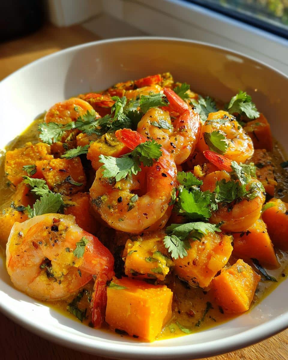 Shrimp and Sweet Potato Curry - detail 3