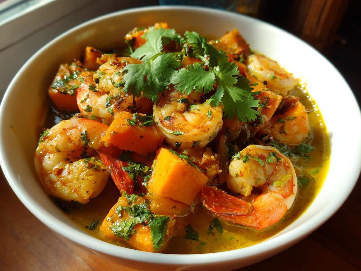 Shrimp and Sweet Potato Curry