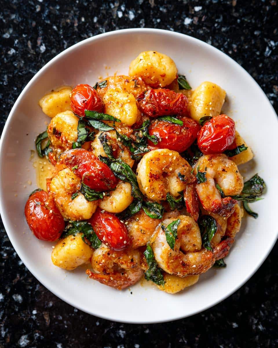 Shrimp and Tomato Basil Gnocchi - detail 2