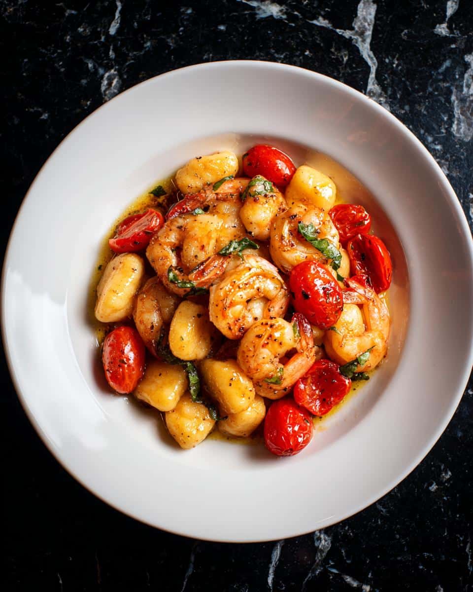 Shrimp and Tomato Basil Gnocchi - detail 3