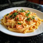 Shrimp and Zesty Lemon Fettuccine