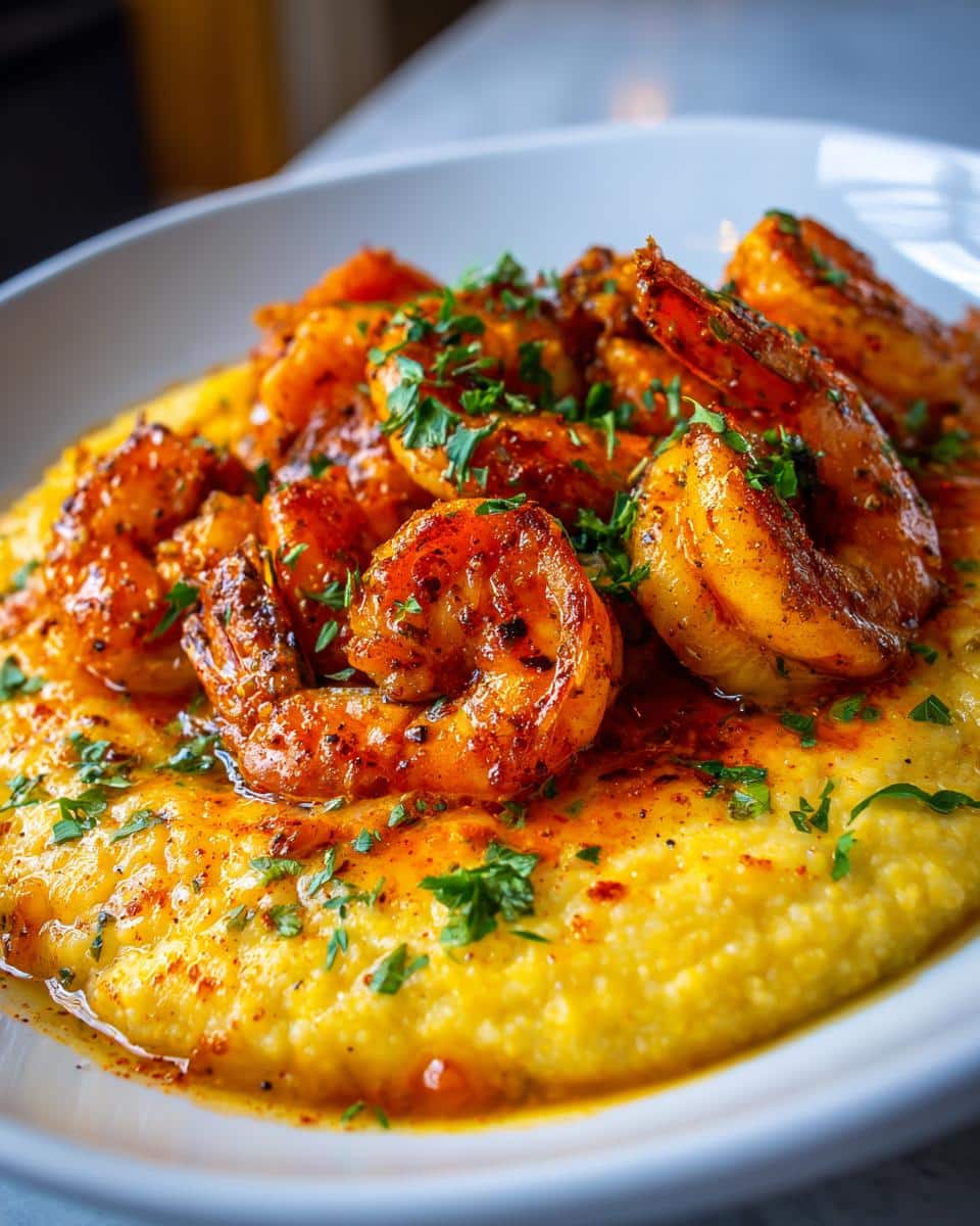Spicy Cajun Shrimp and Grits - detail 3