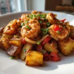 Spicy Shrimp and Potato Hash
