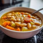 Bean Soup with Olive Oil and Sea Salt