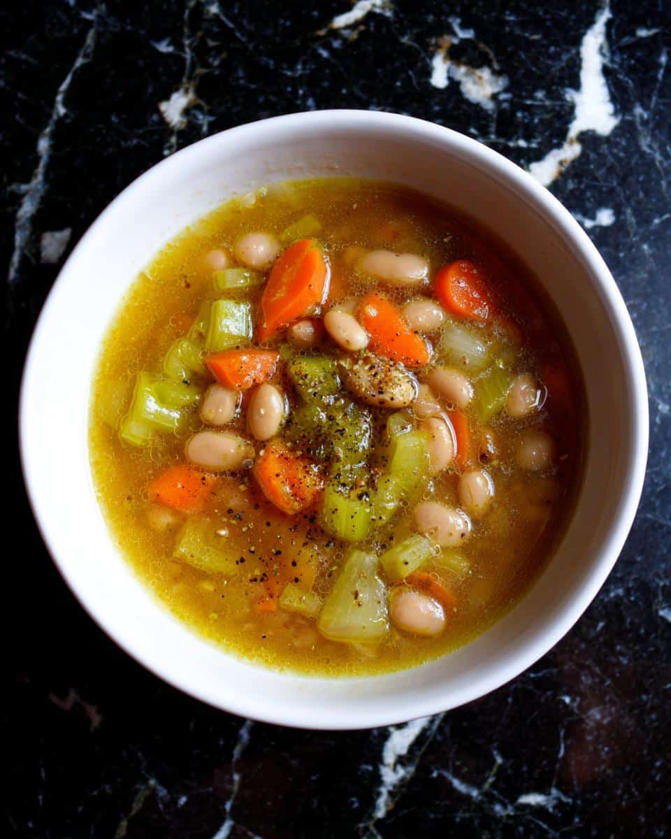 Bean Soup with Olive Oil and Sea Salt - detail 2