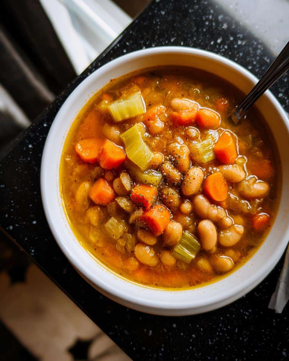 Bean Soup with Olive Oil and Sea Salt - detail 4