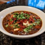Black Bean Soup with Chili Crunch