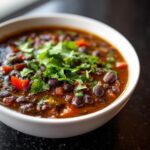 Black Bean Soup with Jalapeño Heat