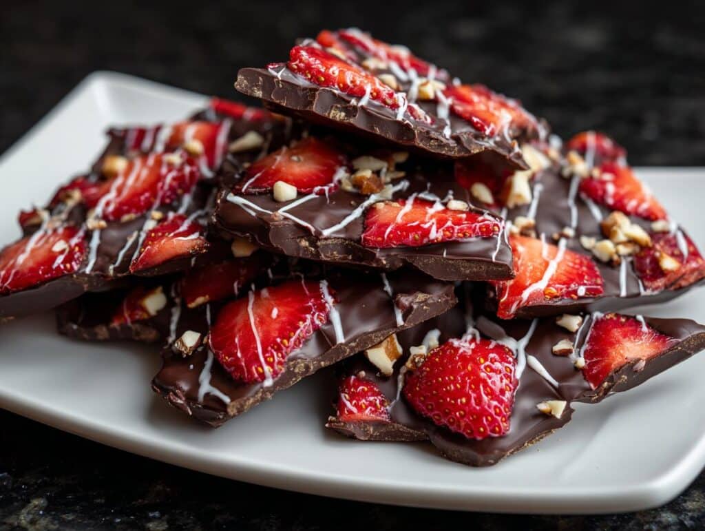 Chocolate-Covered Strawberry Bark