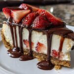 Chocolate-Covered Strawberry Cheesecake