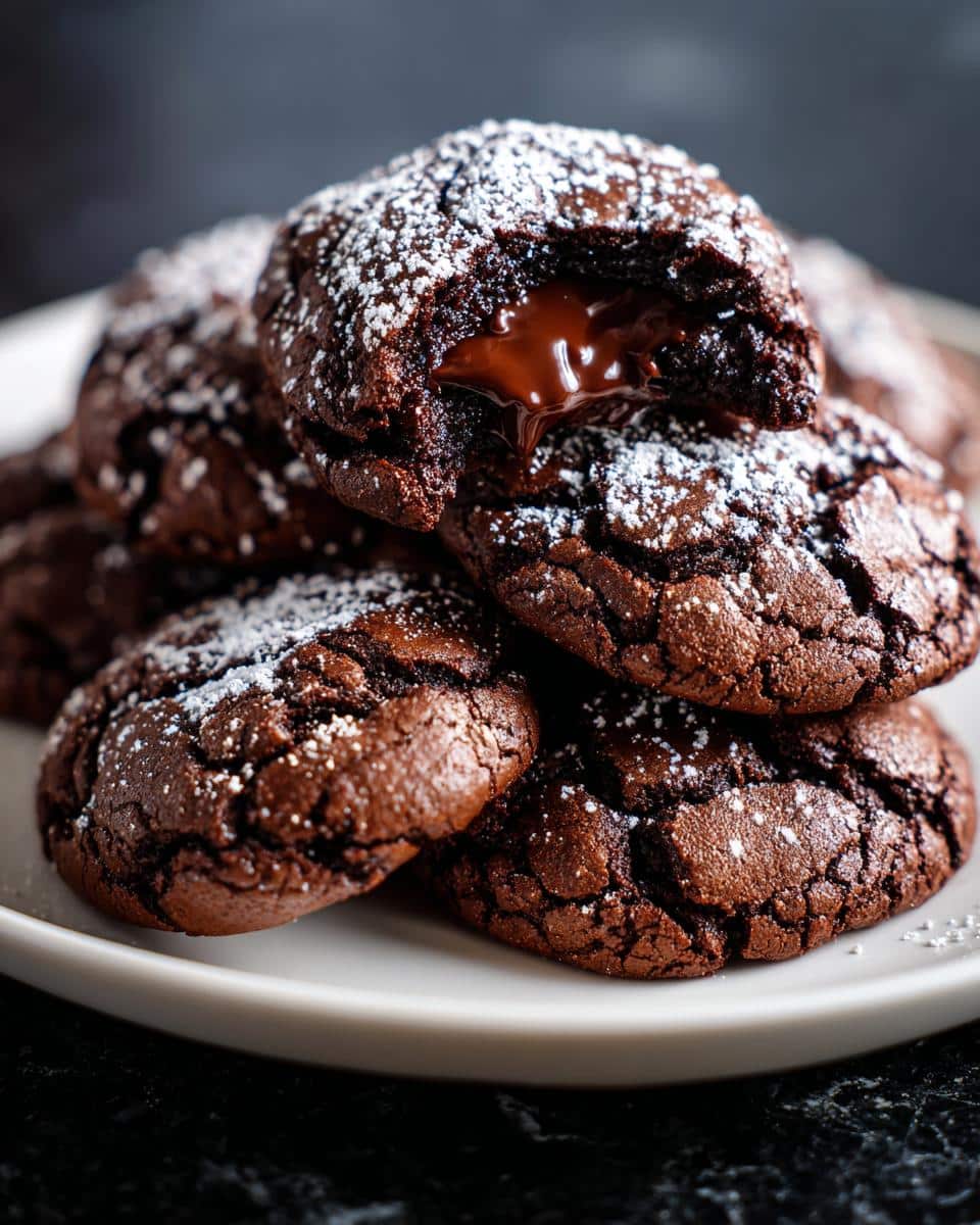 Chocolate Lava Cookies for Valentine’s Day - detail 1