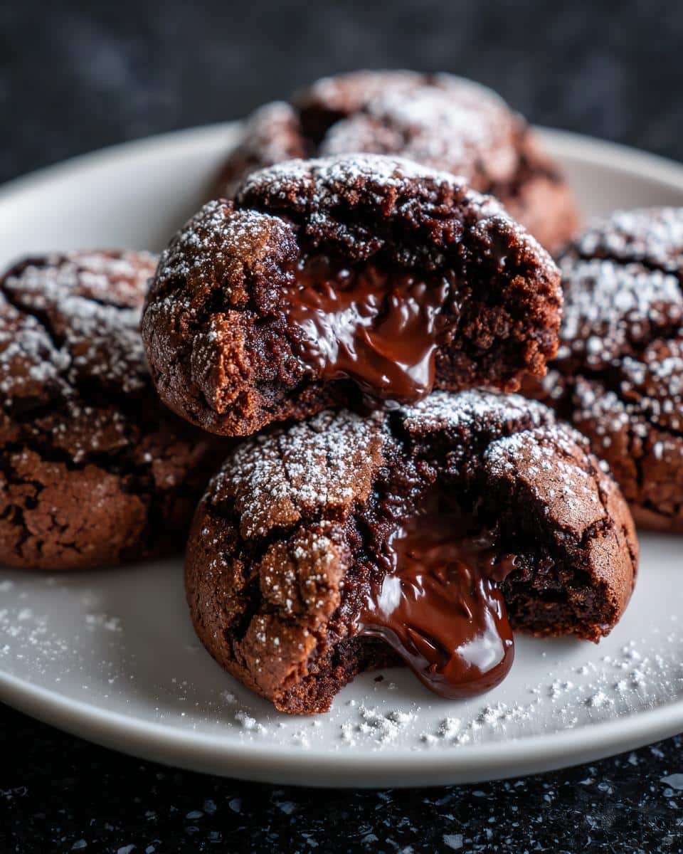 Chocolate Lava Cookies for Valentine’s Day - detail 3