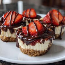9 Irresistible Chocolate Strawberry Cheesecake Cups That Wow