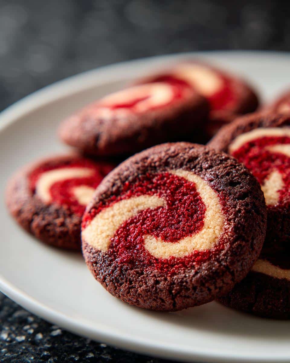 Chocolate Strawberry Swirl Cookies - detail 3