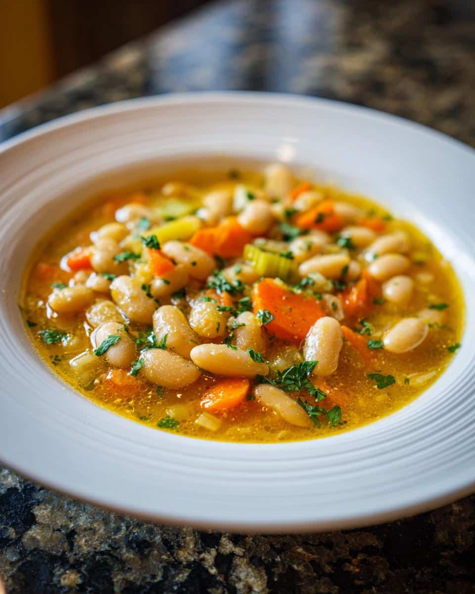 Classic Mediterranean White Bean Soup - detail 1