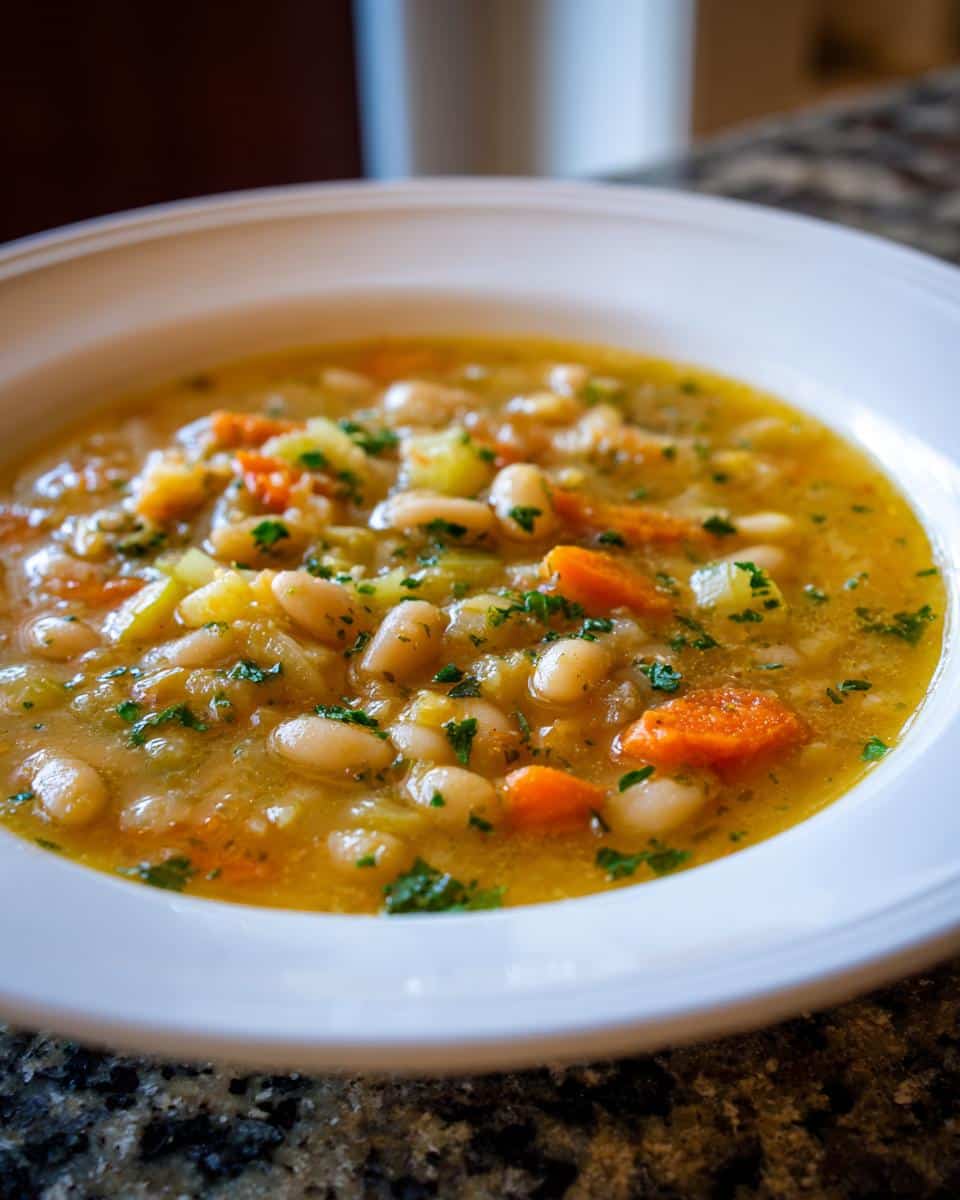 Classic Mediterranean White Bean Soup - detail 2