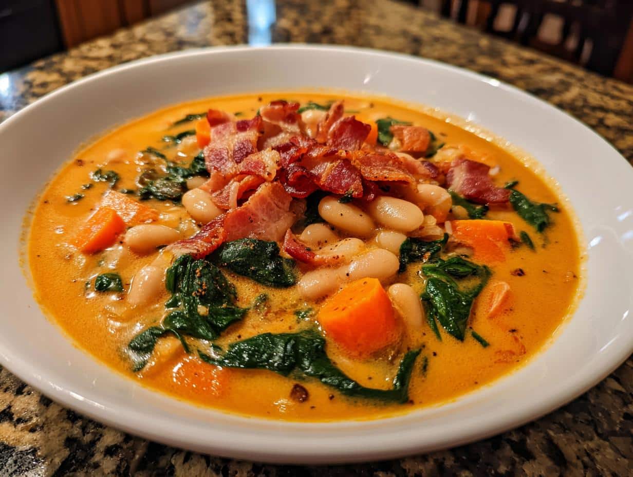 Creamy Tuscan White Bean Soup