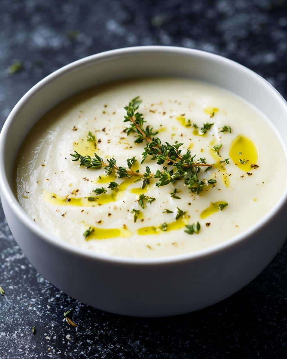 Creamy Vegan White Bean Soup - detail 2