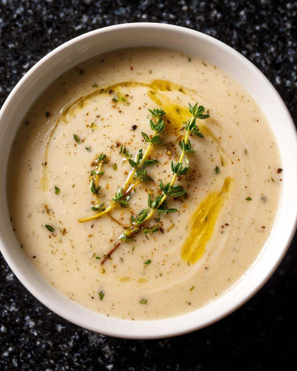 Creamy Vegan White Bean Soup - detail 4