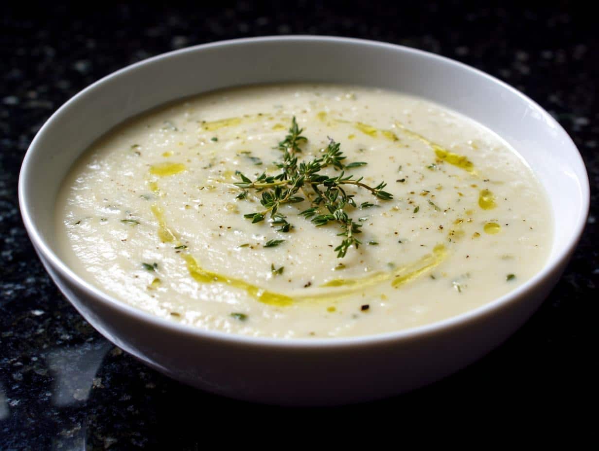 Creamy Vegan White Bean Soup