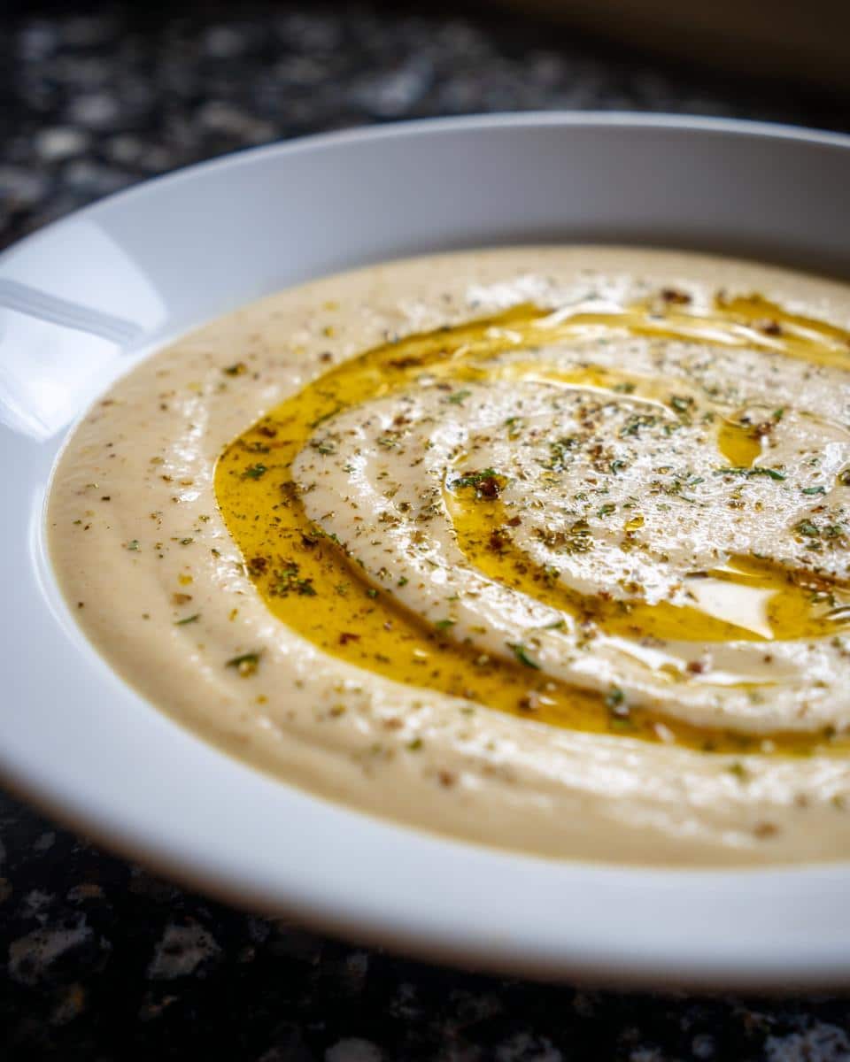 Creamy White Bean Soup With Olive Oil - detail 3