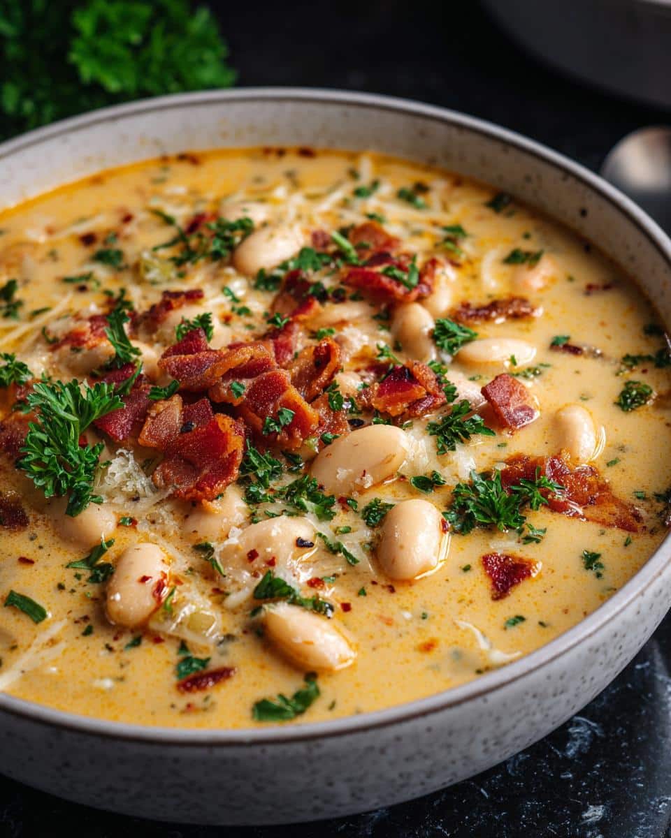 Creamy White Bean Soup With Parmesan Rind - detail 1