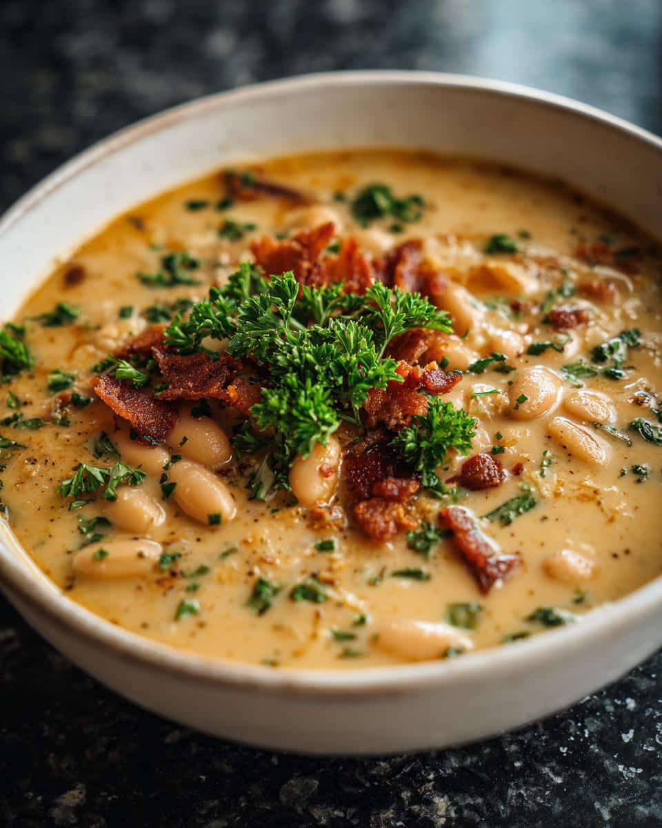 Creamy White Bean Soup With Parmesan Rind - detail 2
