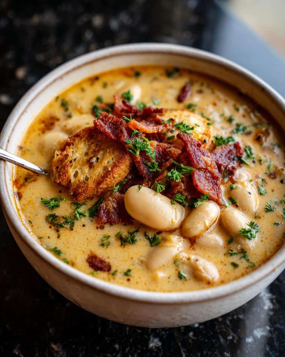 Creamy White Bean Soup With Parmesan Rind - detail 3