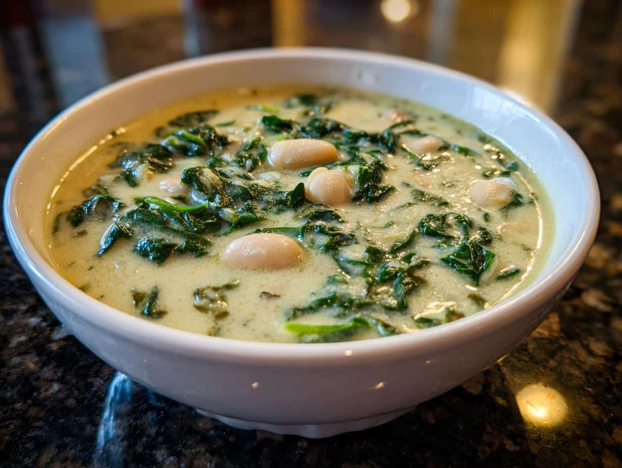 Creamy White Bean and Spinach Soup
