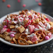 Crunch Snack Mix: 15-Minute Valentine’s Day Magic