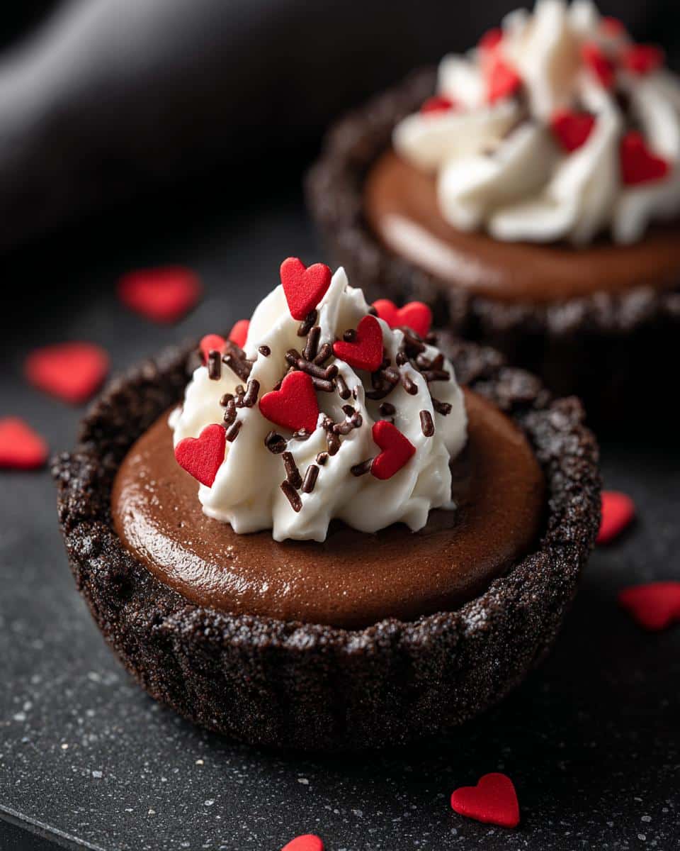 Cupid’s Chocolate Cheesecake Cups - detail 2