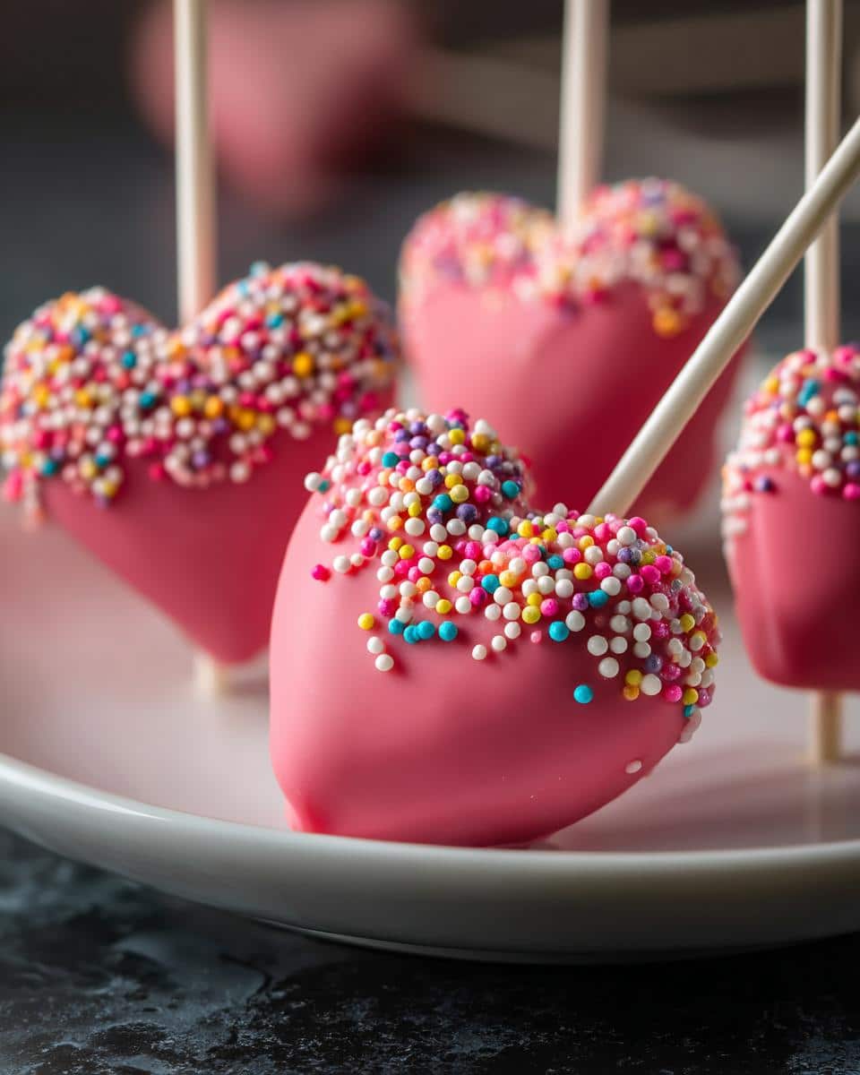Heart-Shaped Cake Pops - detail 3