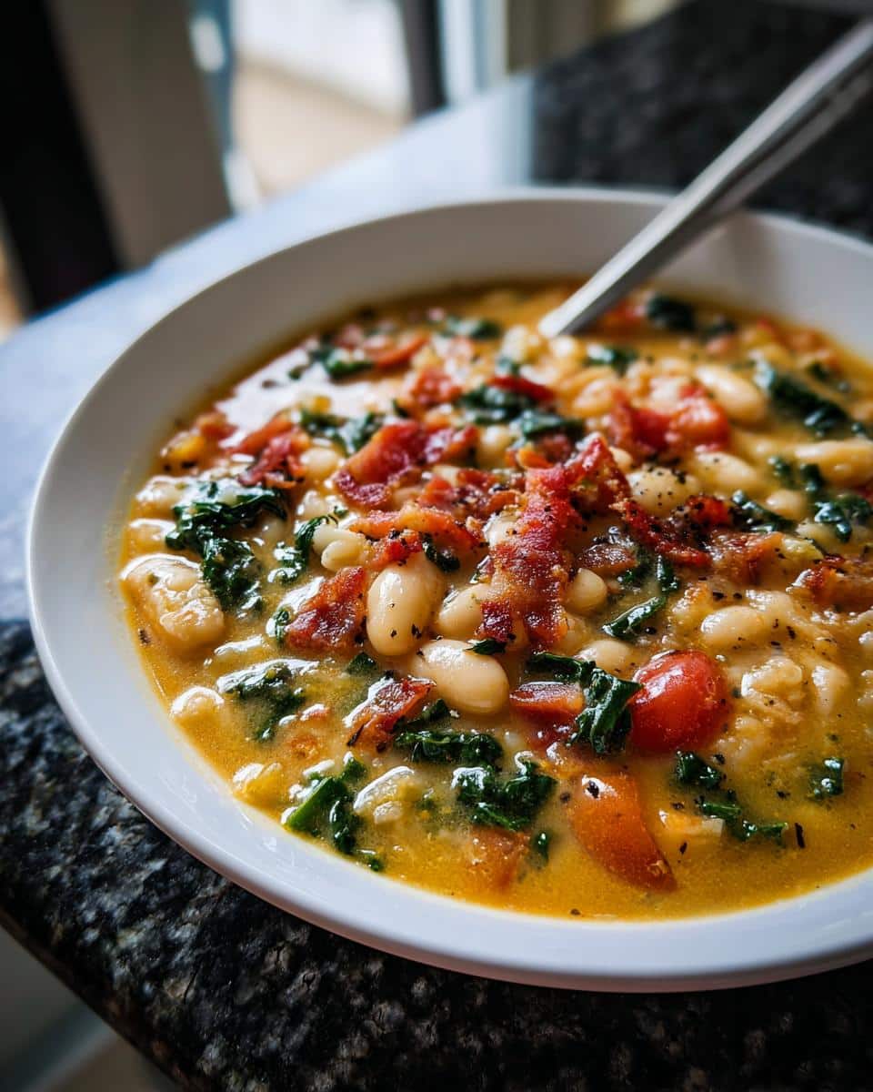 Hearty Italian White Bean Soup - detail 3
